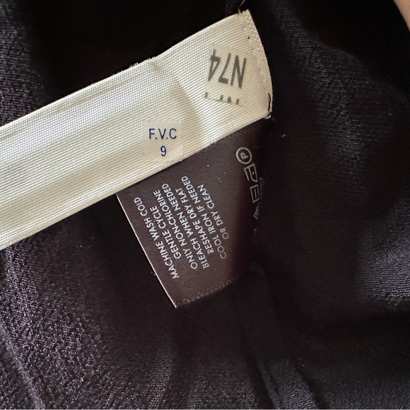 NWOT Your Neighbors Alro Collarless Plaid Button Down - Picture 3 of 6